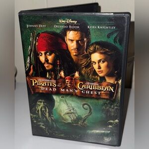 Disney Pirates of the Caribbean DVD - Black and Green Cover